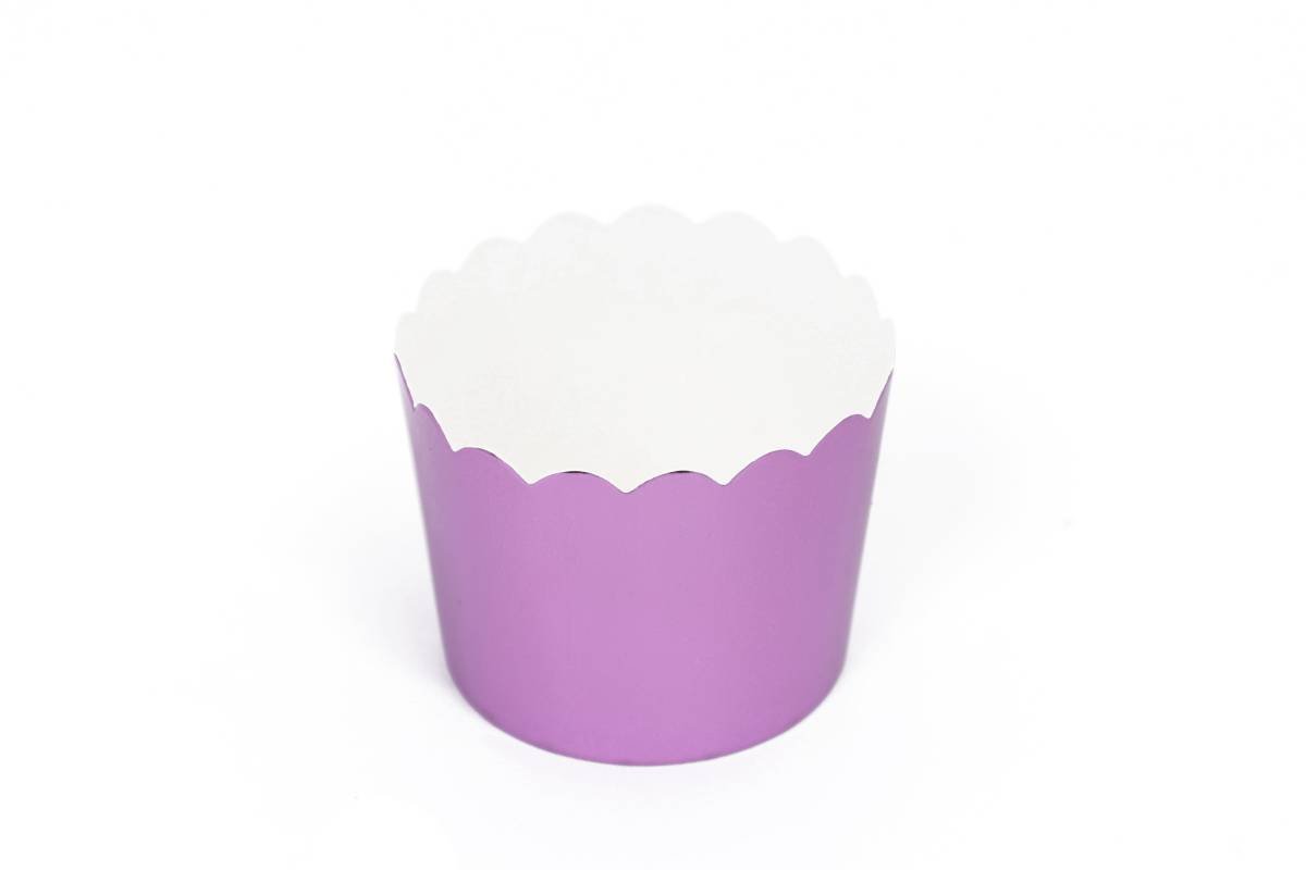 Muffin Liner Pink Metallic
