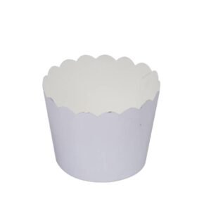 Muffin Liner Silver Metallic