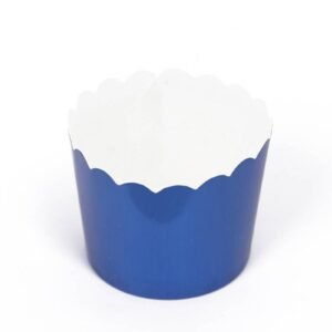 Muffin Liner Dark Blue Metallic
